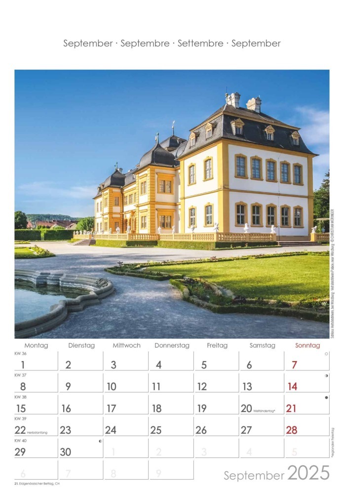 Bild: 4251732341190 | Alpha Edition - Bayern 2025 Bildkalender, 23,7x34cm, Wandkalender...