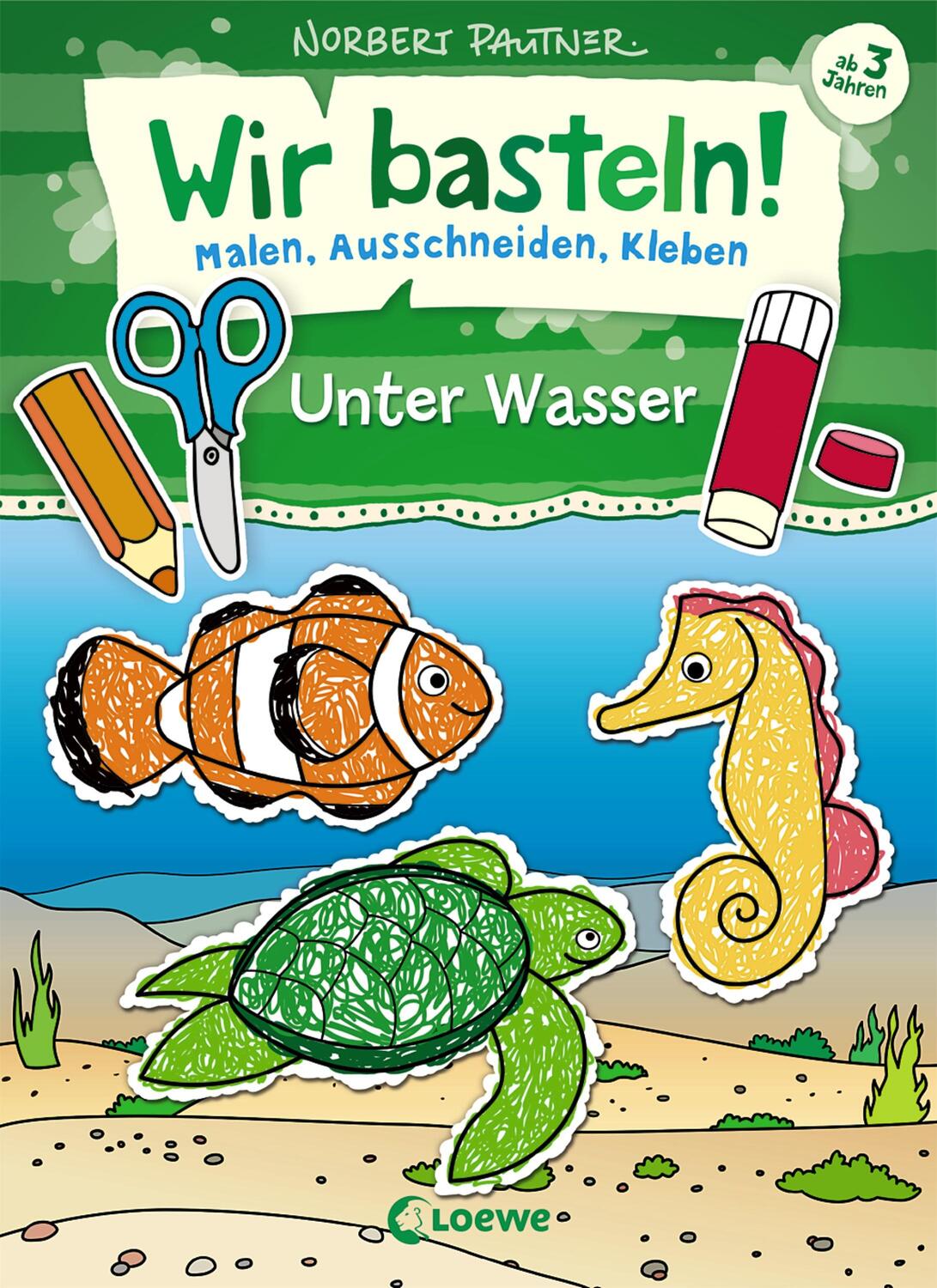 Cover: 9783743208841 | Wir basteln! - Malen, Ausschneiden, Kleben - Unter Wasser | Buch