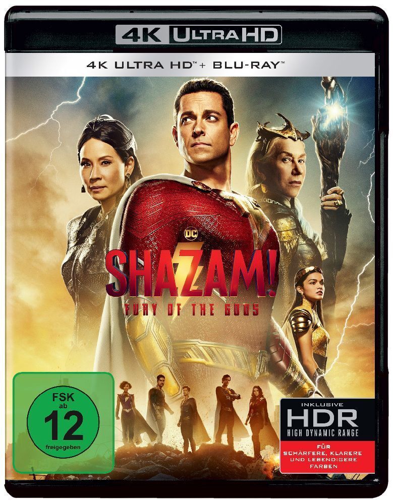 Cover: 5051890333612 | Shazam! Fury of the Gods, 1 4K UHD-Blu-ray + 1 Blu-ray | Sandberg