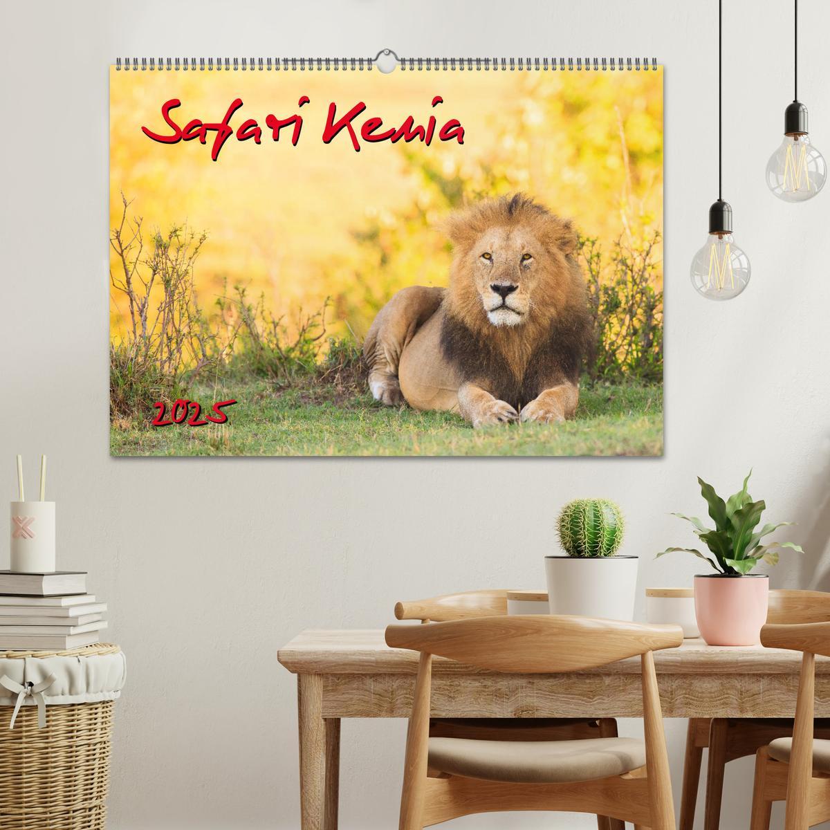 Bild: 9783435291458 | Safari Kenia (Wandkalender 2025 DIN A2 quer), CALVENDO Monatskalender