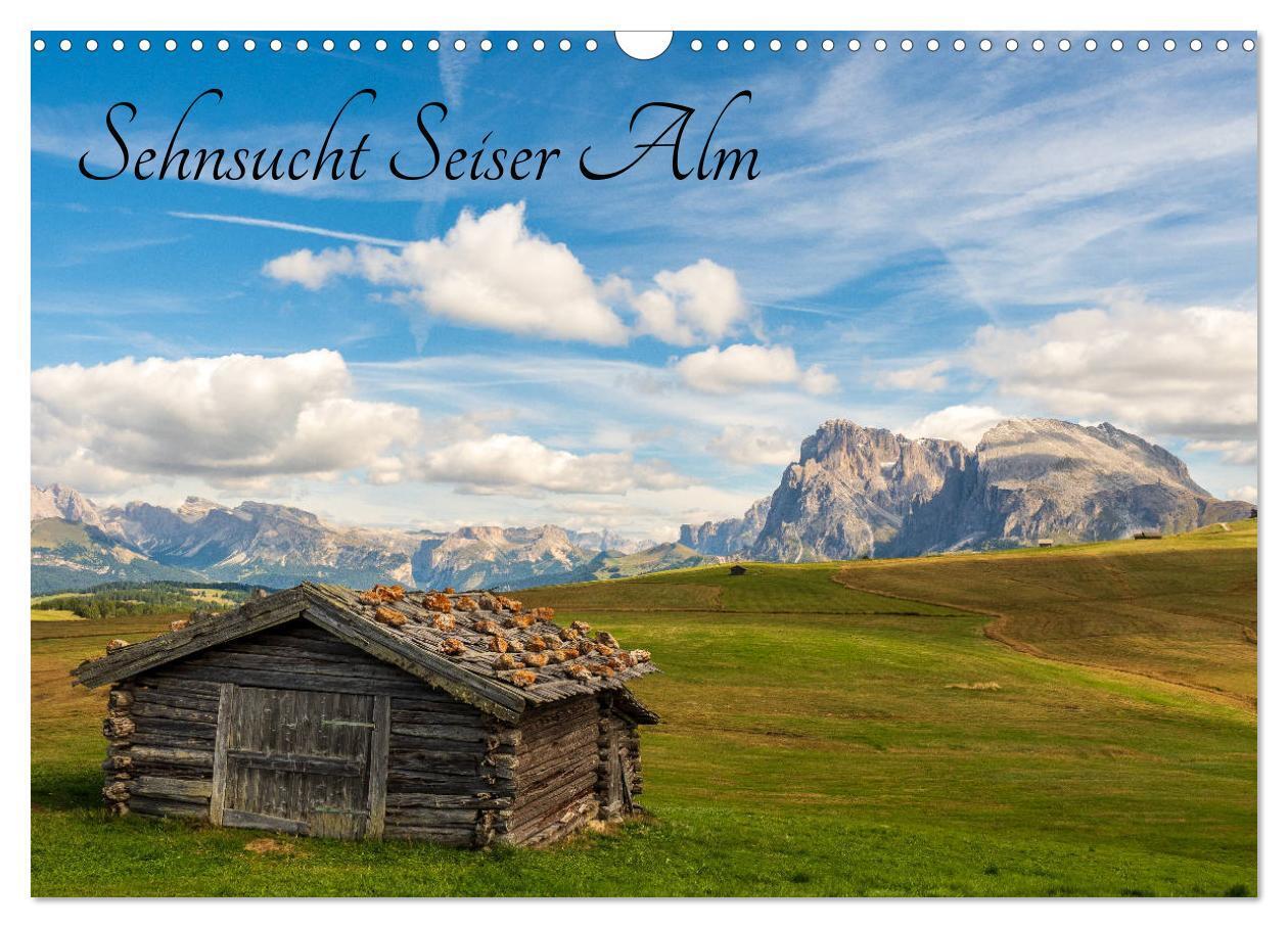 Cover: 9783675556720 | Sehnsucht Seiser Alm (Wandkalender 2024 DIN A3 quer), CALVENDO...