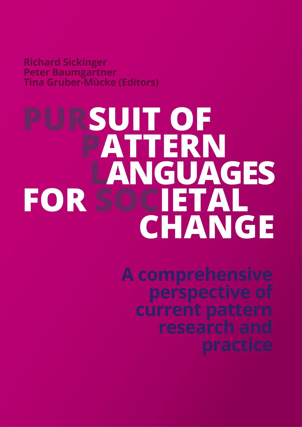 Cover: 9783903150430 | Pursuit of Pattern Languages for Societal Change ¿ PURPLSOC | Buch