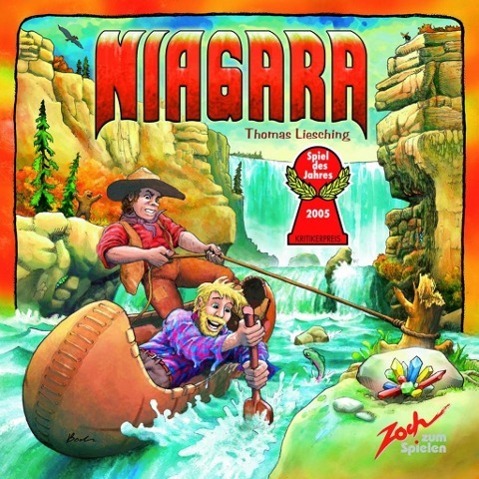 Cover: 4015682249001 | Niagara | Für 3 - 5 Spieler. Spieldauer: 30 - 45 Minuten | Lisching