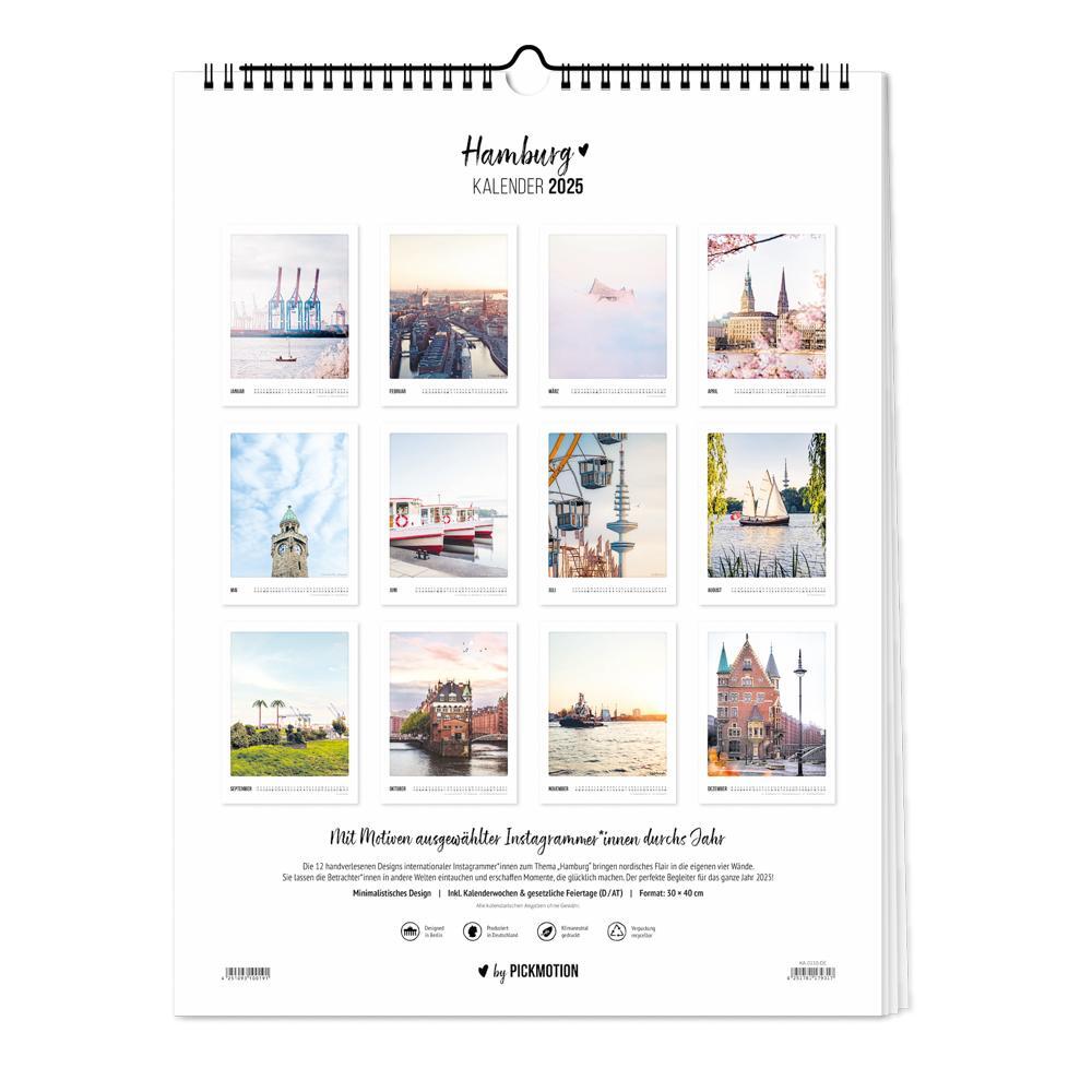 Bild: 4251781179317 | Wandkalender 2025 - Hamburg | Pickmotion | Kalender | Deutsch | 2025