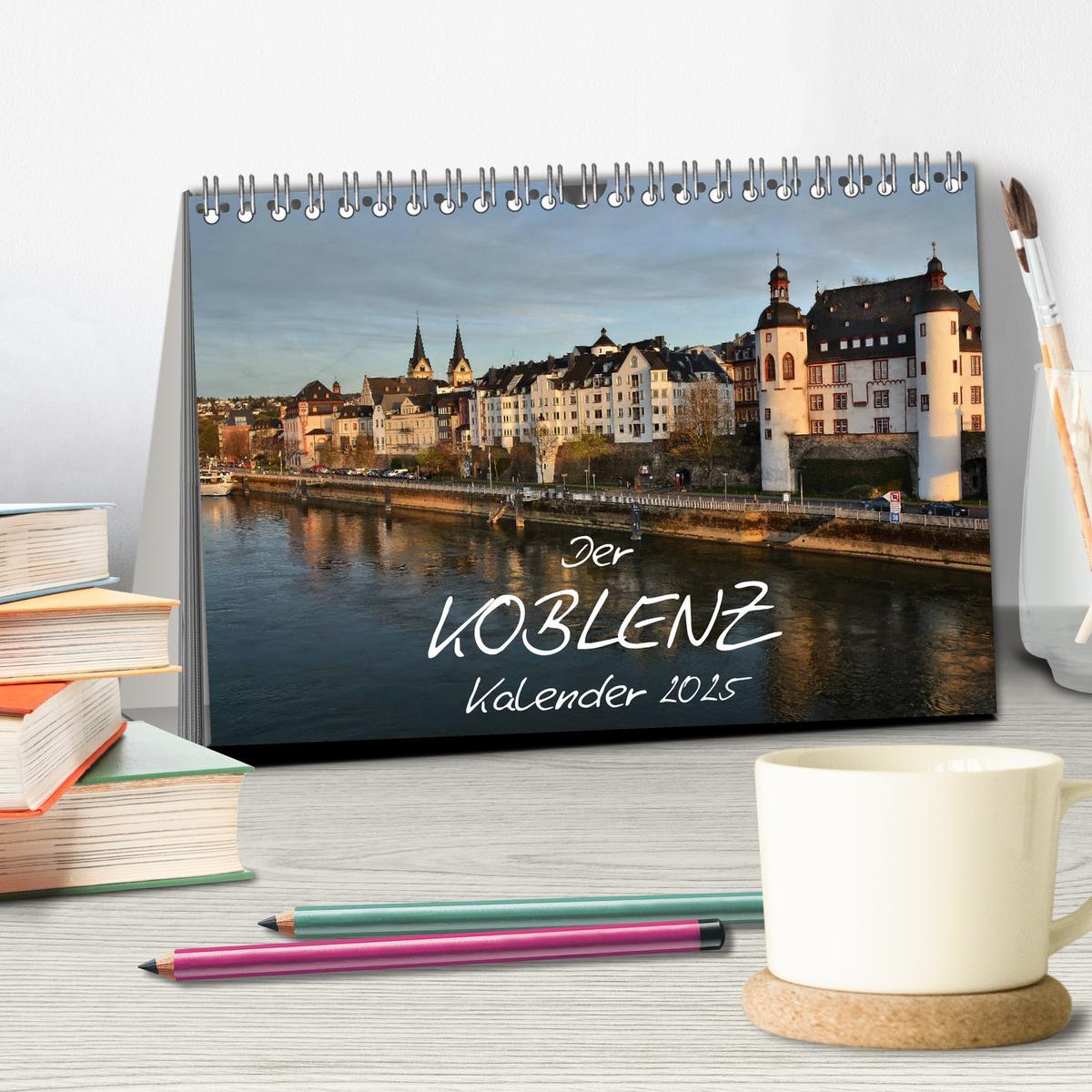 Bild: 9783435393138 | Der Koblenz Kalender (Tischkalender 2025 DIN A5 quer), CALVENDO...