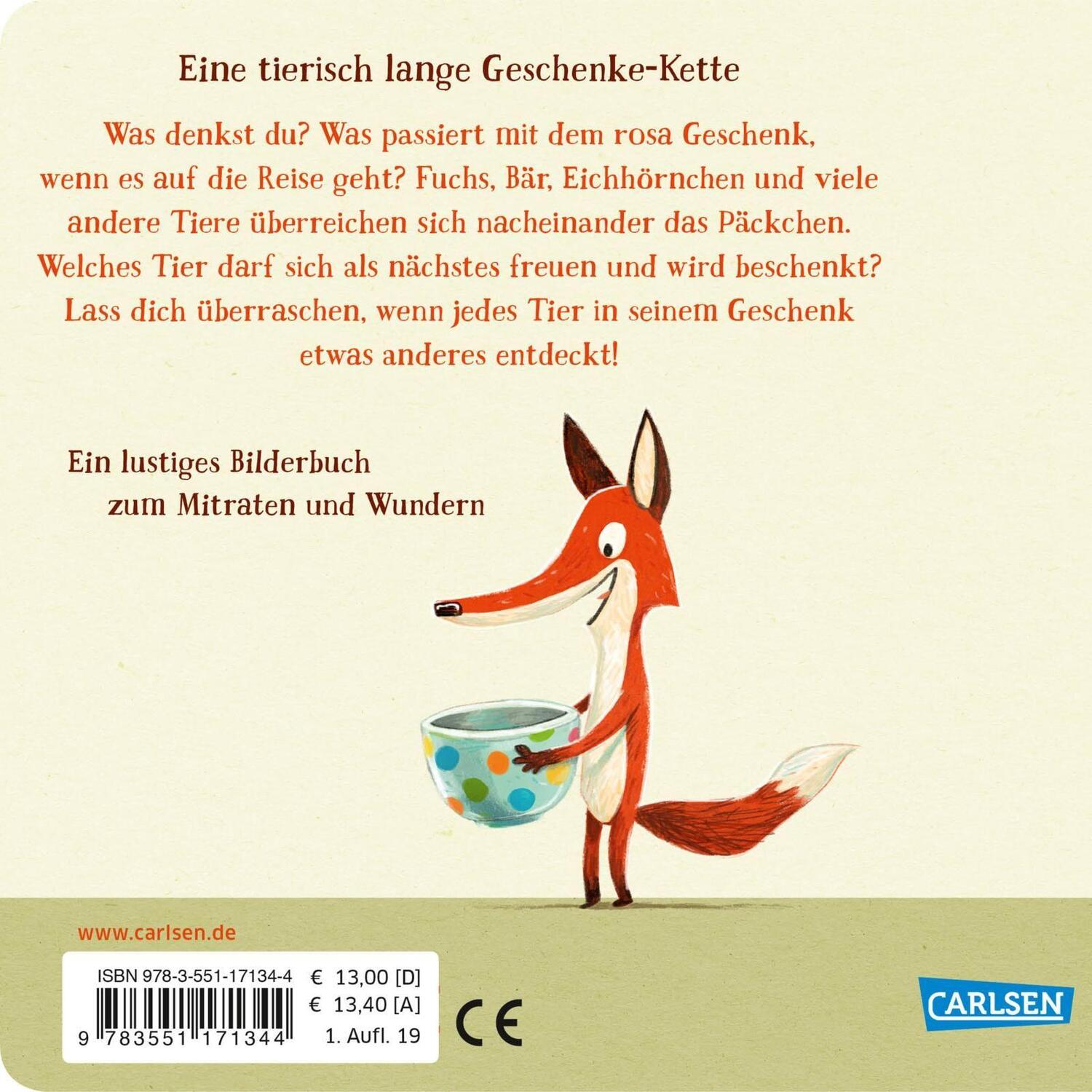 Rückseite: 9783551171344 | Das ist für dich | Stabiles Pappbilderbuch ab 2 Jahren | Jakobs | Buch