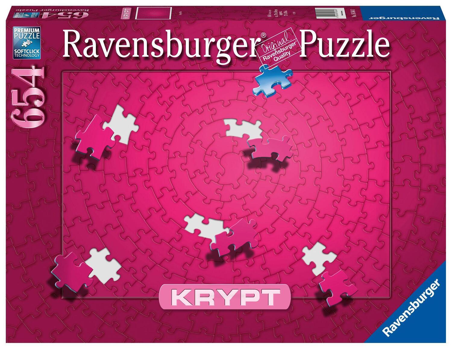 Cover: 4005556165643 | Ravensburger Krypt Puzzle Pink mit 654 Teilen, Schweres Puzzle für...