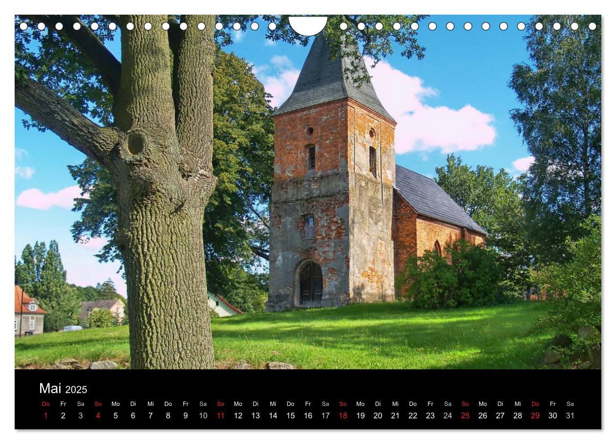 Bild: 9783435763238 | Dorfkirchen in Brandenburg (Wandkalender 2025 DIN A4 quer),...