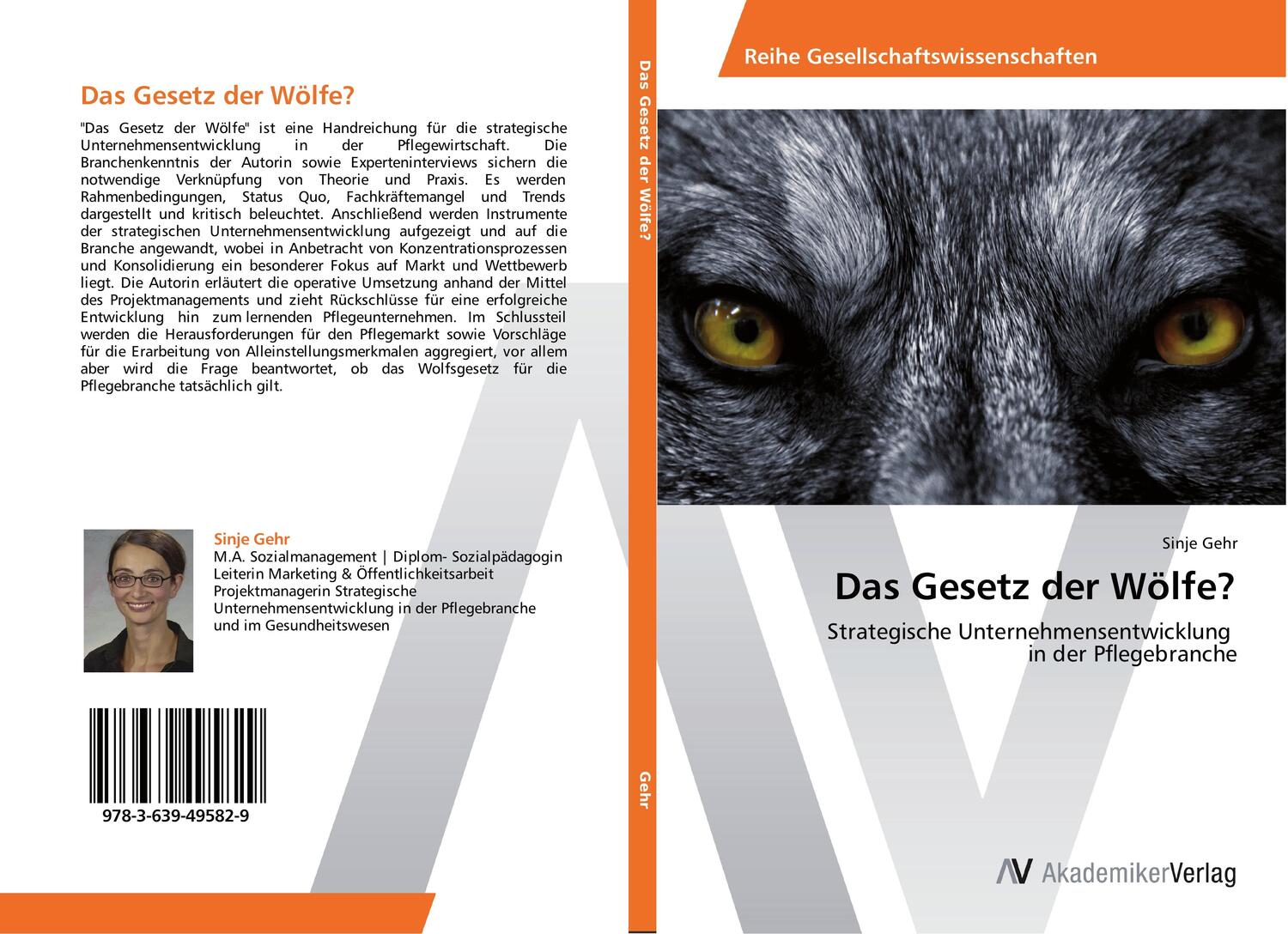 Cover: 9783639495829 | Das Gesetz der Wölfe? | Sinje Gehr | Taschenbuch | Paperback | 116 S.