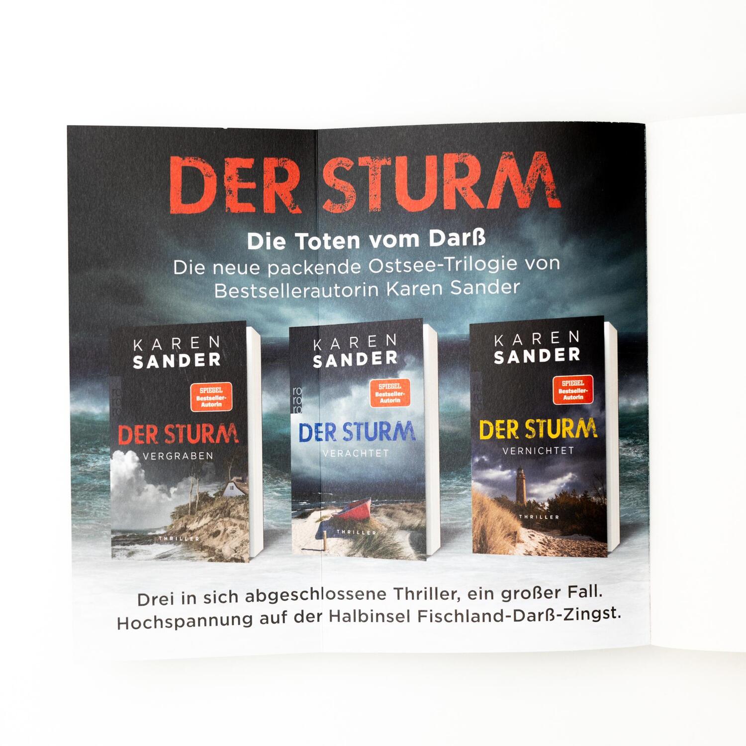 Bild: 9783499013188 | Der Sturm: Vergraben | Thriller | Karen Sander | Taschenbuch | 400 S.