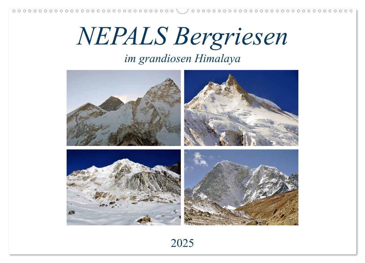 Cover: 9783435055708 | NEPALS Bergriesen im grandiosen Himalaya (Wandkalender 2025 DIN A2...