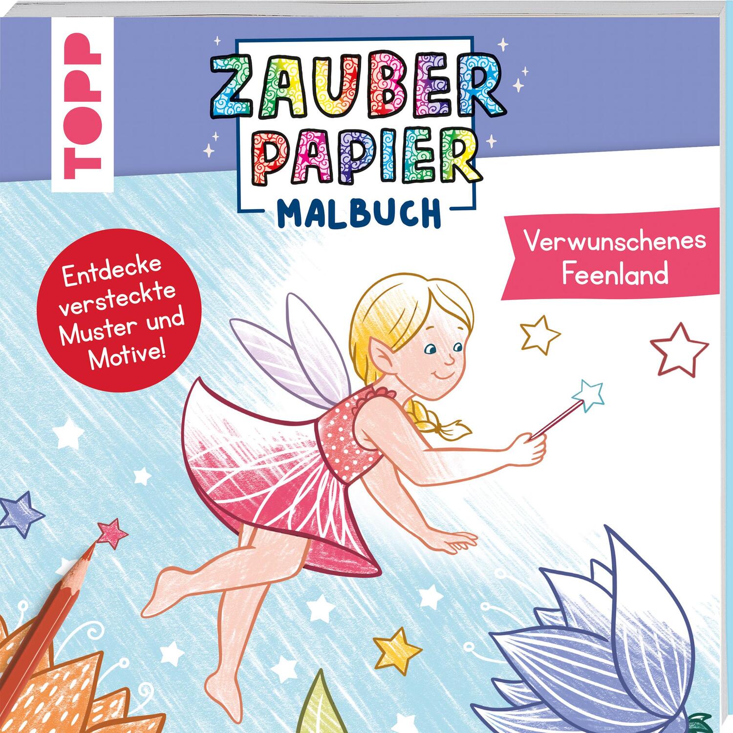 Cover: 9783735891174 | Zauberpapier Malbuch Verwunschenes Feenland | Marie Zippel | Buch
