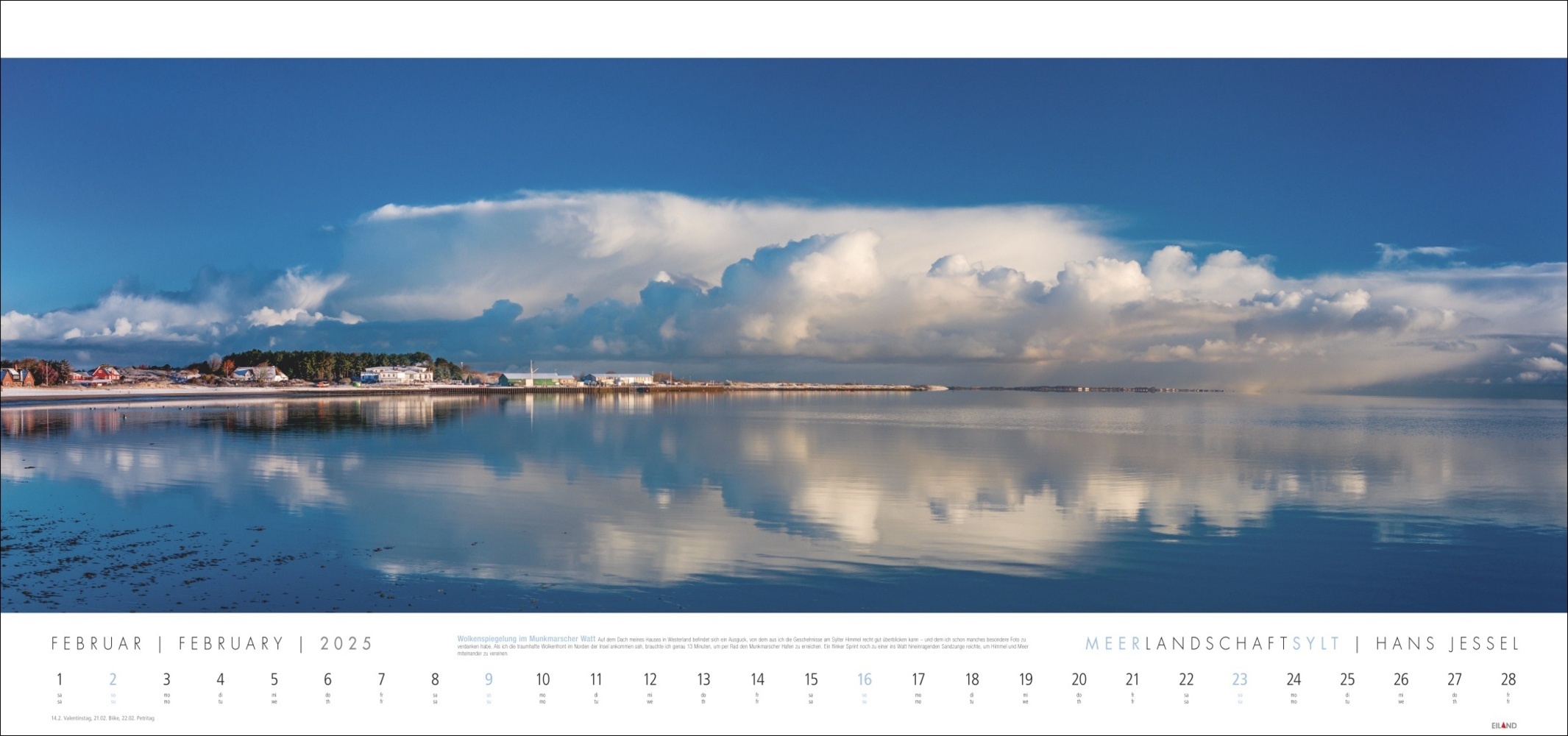 Bild: 9783964023544 | Meerlandschaft SYLT Kalender 2025 - Hans Jessel | Hans Jessel | 13 S.