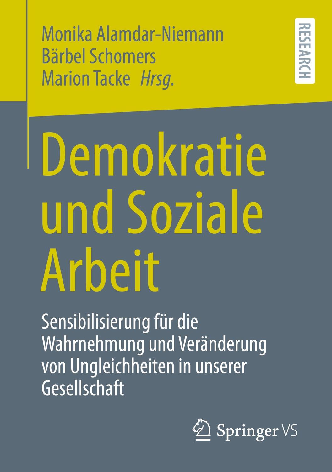 Cover: 9783658362553 | Demokratie und Soziale Arbeit | Monika Alamdar-Niemann (u. a.) | Buch