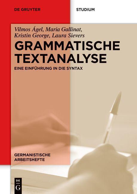 Cover: 9783110669954 | Grammatische Textanalyse | Eine Einführung in die Syntax | Taschenbuch
