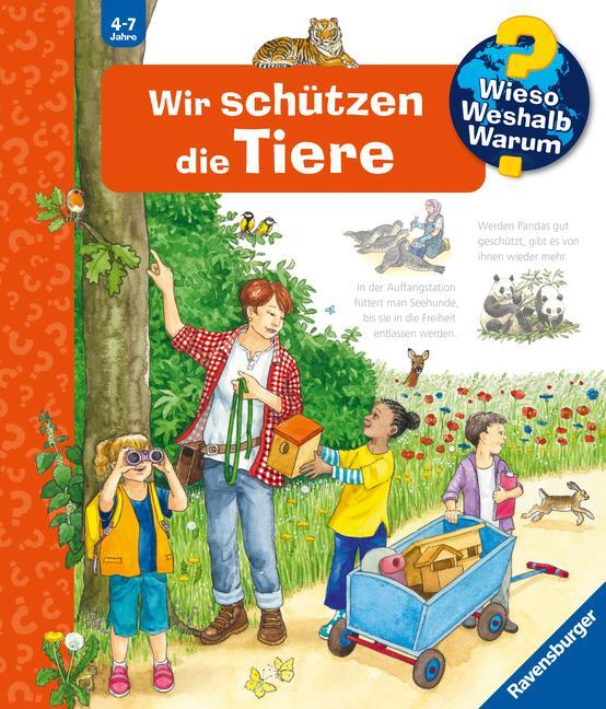 Cover: 9783473600595 | Wieso? Weshalb? Warum?, Band 43: Wir schützen die Tiere | Andrea Erne