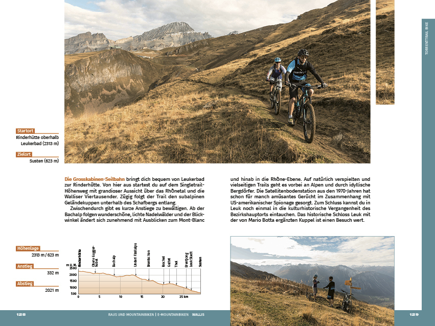 Bild: 9783259037775 | Wallis Raus und Mountainbiken E-Mountainbiken | AG | Taschenbuch
