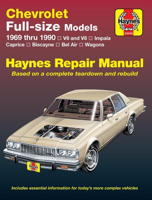Cover: 9781850106364 | Chevrolet Full-Size Sedans 1969-90 | J H Haynes | Taschenbuch | 2016