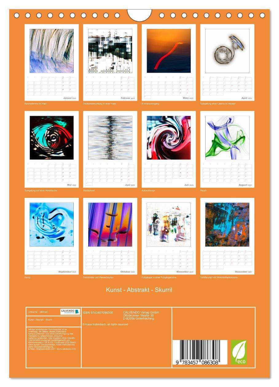 Bild: 9783457086308 | Kunst - Abstrakt - Skurril (Wandkalender 2025 DIN A4 hoch),...