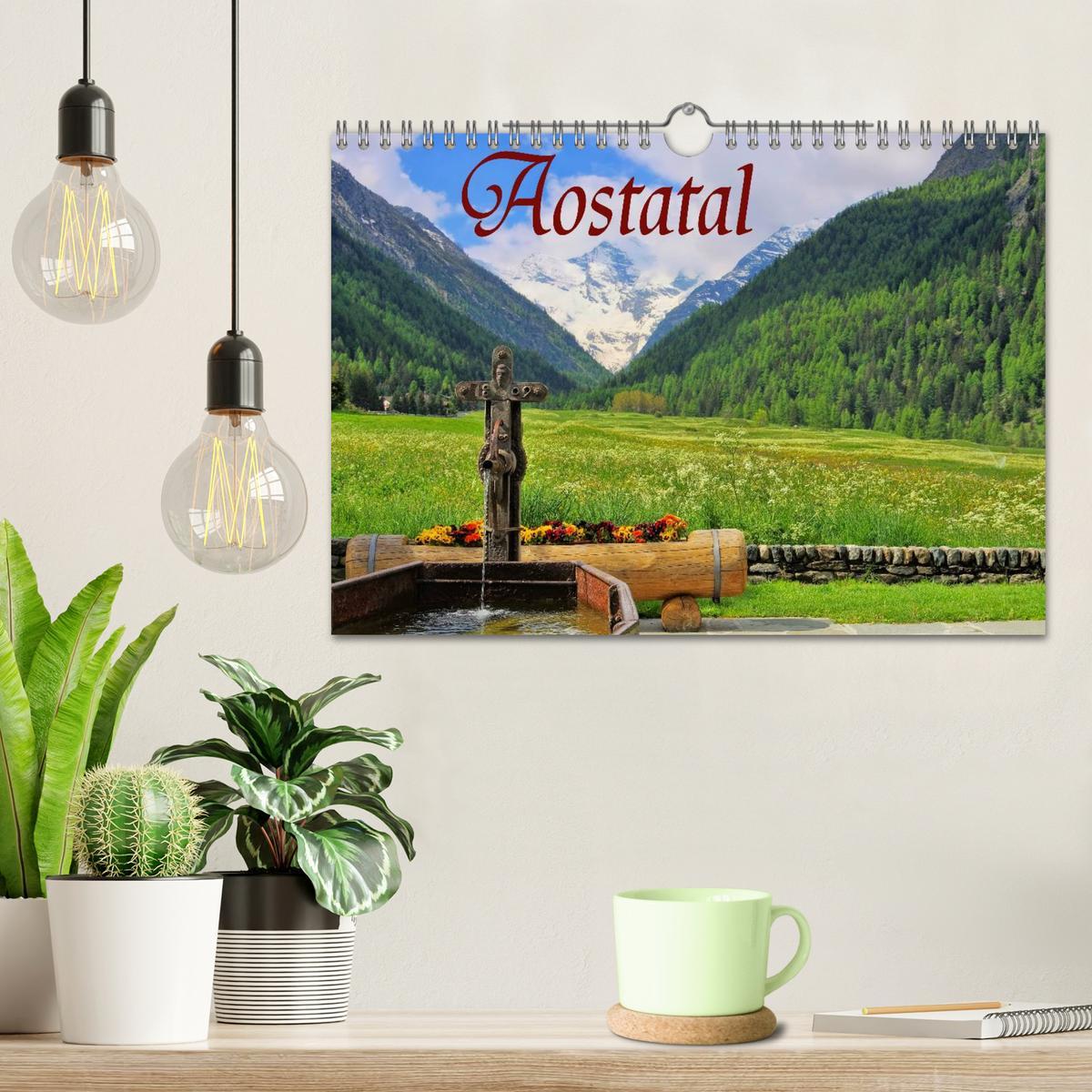 Bild: 9783435694655 | Aostatal (Wandkalender 2025 DIN A4 quer), CALVENDO Monatskalender