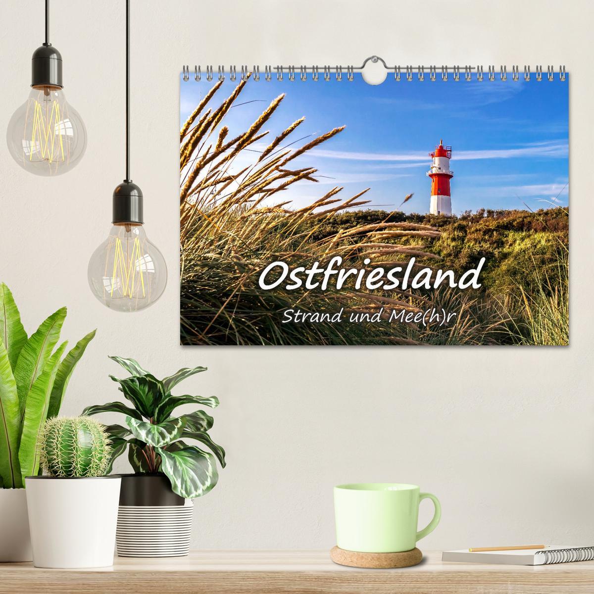 Bild: 9783435495160 | OSTFRIESLAND Strand und Mee(h)r (Wandkalender 2025 DIN A4 quer),...