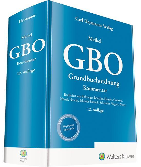 Cover: 9783452291882 | Meikel, GBO - Kommentar | Grundbuchordnung | Roland Böttcher | Buch