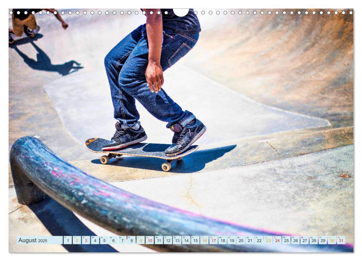 Bild: 9783435579631 | Skateboarding - nichts für Weicheier (Wandkalender 2025 DIN A3...