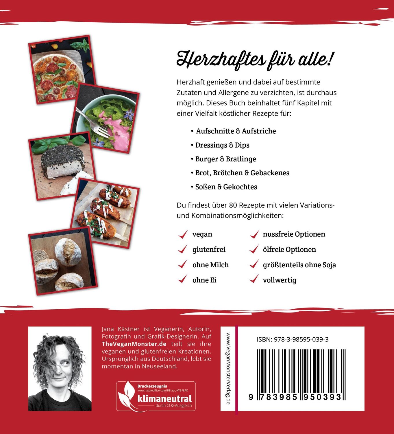 Bild: 9783985950393 | Herzhaftes für alle! | Jana Kästner | Taschenbuch | 180 S. | Deutsch