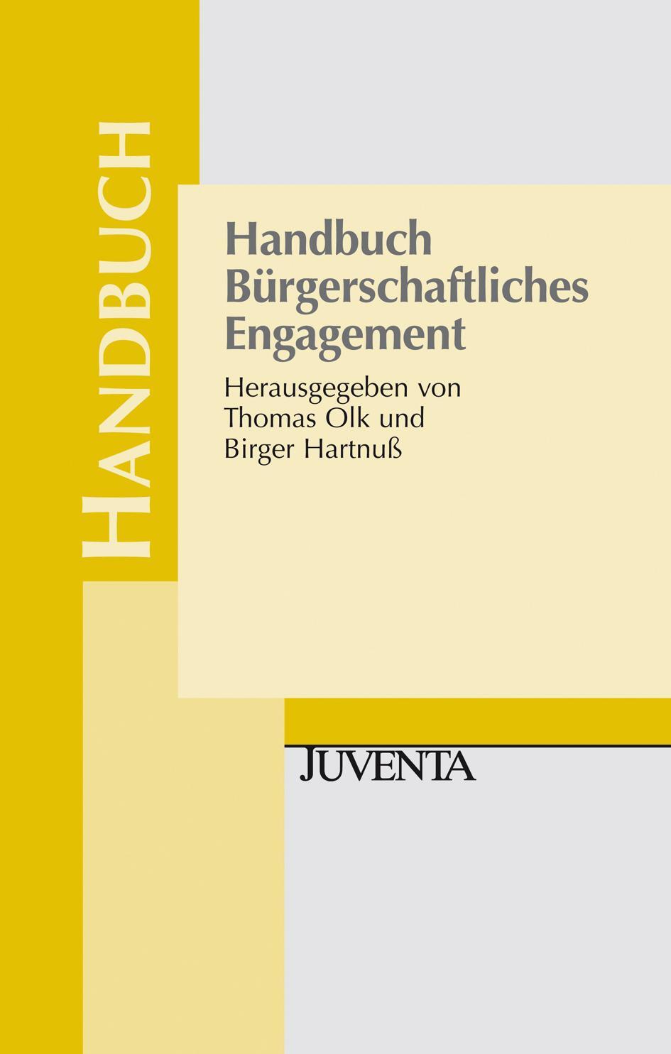 Cover: 9783779907954 | Handbuch Bürgerschaftliches Engagement | Buch | 844 S. | Deutsch