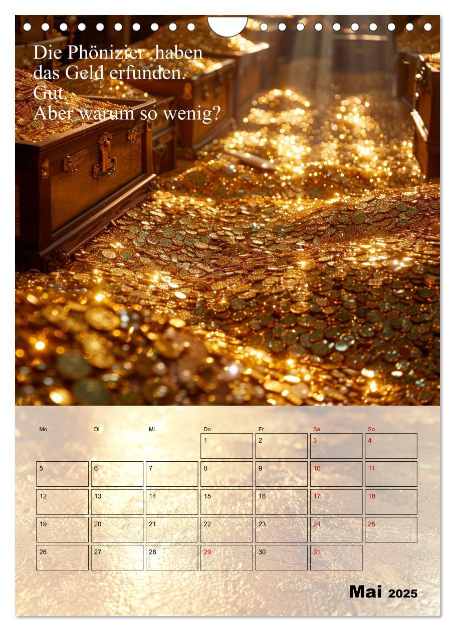 Bild: 9783435820276 | Der Geld-Anlock-Kalender (Wandkalender 2025 DIN A4 hoch), CALVENDO...