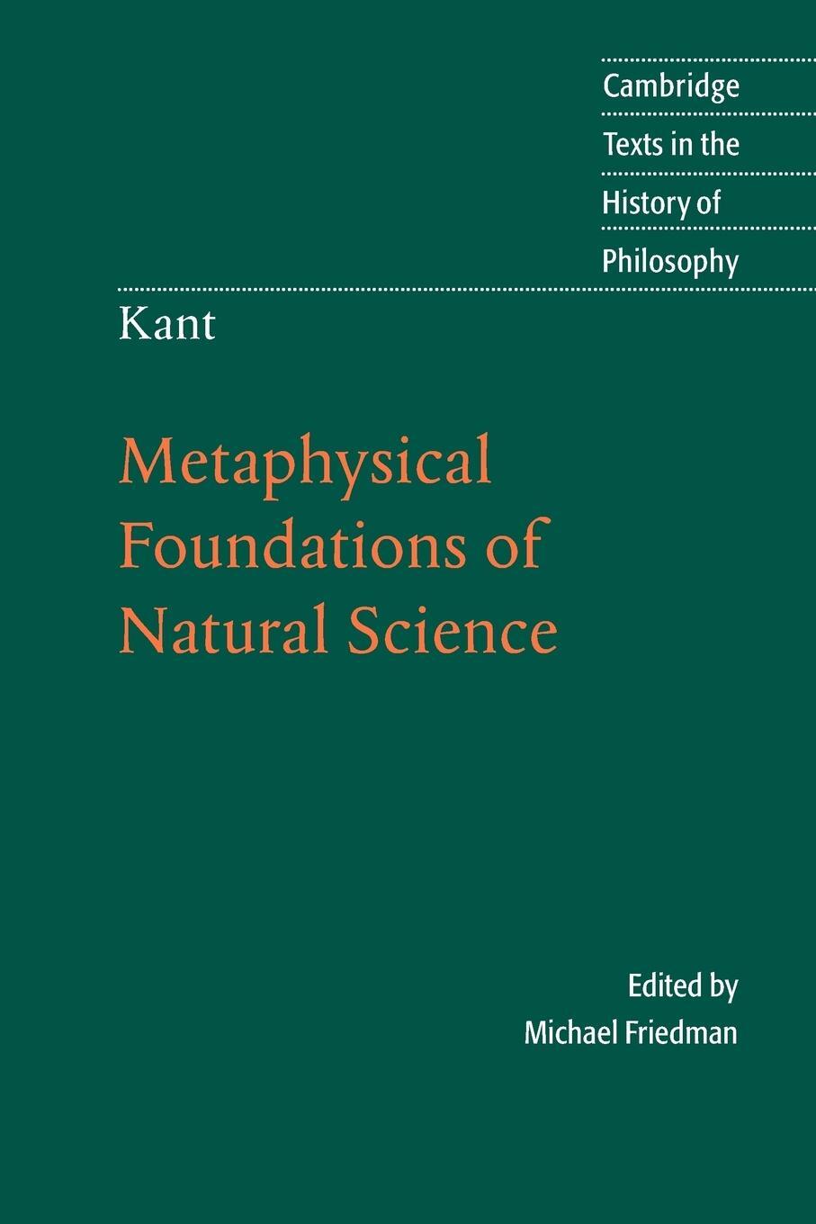 Cover: 9780521544757 | Kant | Metaphysical Foundations of Natural Science | Kant (u. a.)