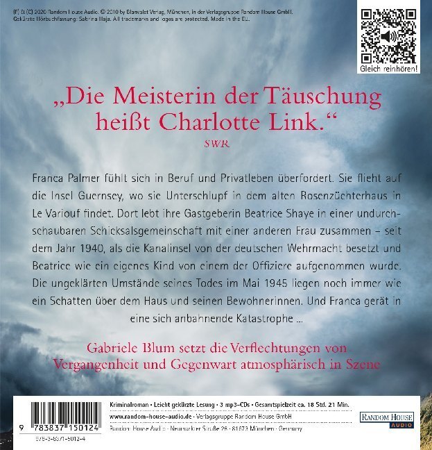 Bild: 9783837150124 | Die Rosenzüchterin, 3 Audio-CD, 3 MP3 | Charlotte Link | Audio-CD