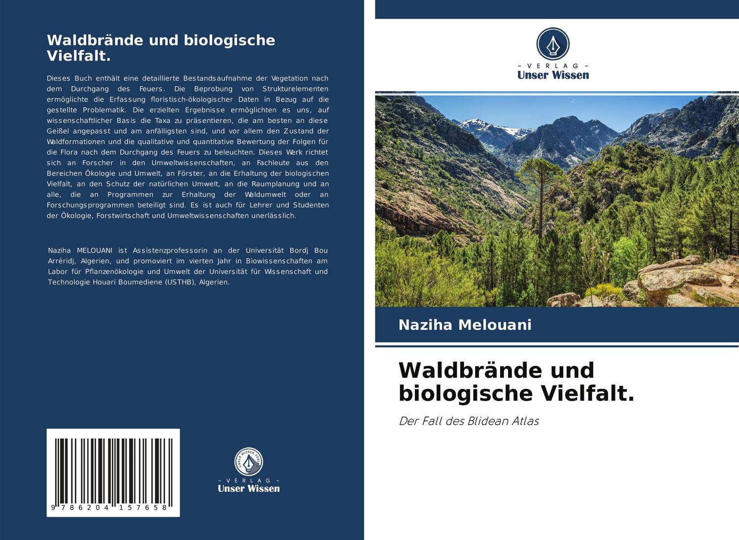Cover: 9786204157658 | Waldbrände und biologische Vielfalt. | Der Fall des Blidean Atlas