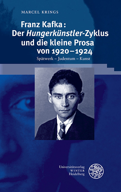 Cover: 9783825349400 | Franz Kafka: Der 'Hungerkünstler'-Zyklus und die kleine Prosa von...
