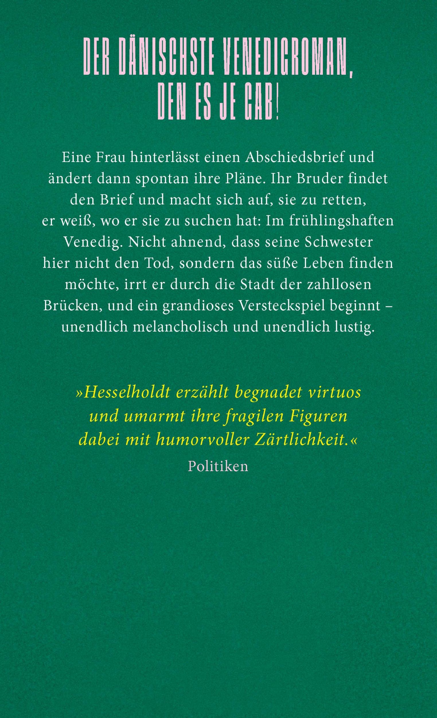 Bild: 9783446282490 | Venezianisches Idyll | Roman | Christina Hesselholdt | Buch | 192 S.