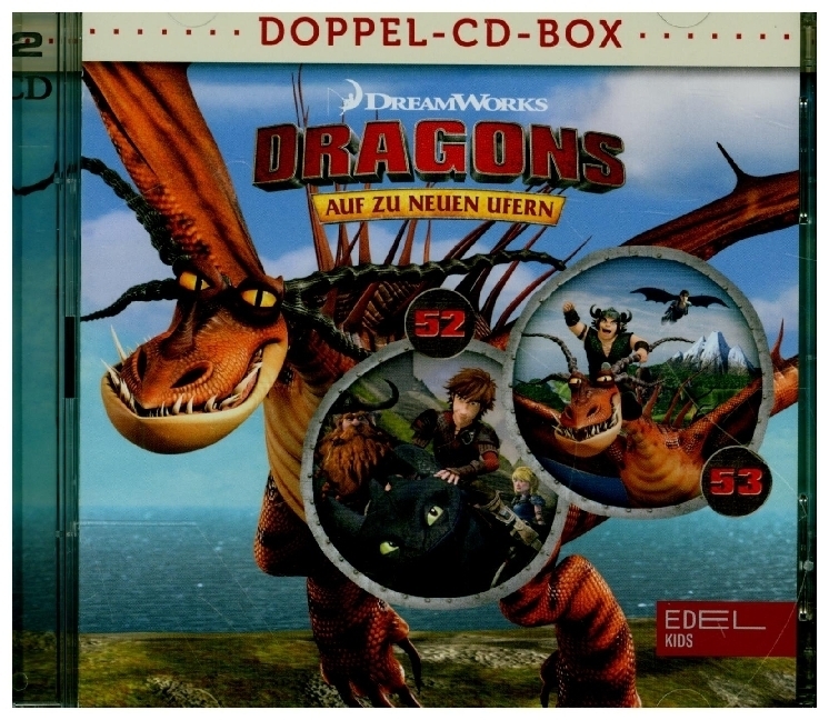 Cover: 4029759154082 | Dragons - Auf zu neuen Ufern - Doppel-Box. Tl.52-53, 2 Audio-CD | CD