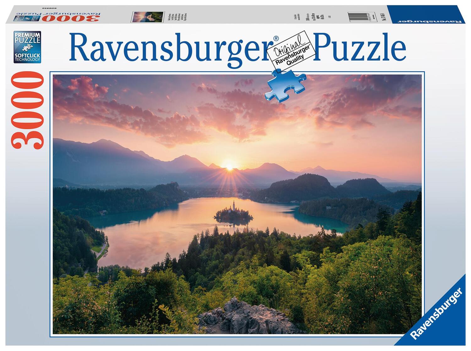 Cover: 4005556174454 | Ravensburger Puzzle 17445 Bleder See, Slowenien - 3000 Teile Puzzle...
