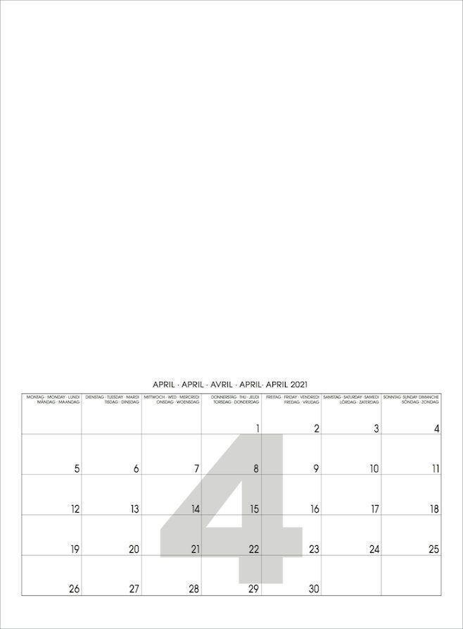 Bild: 9783931282110 | Mini White 2025  Blanko Mini A4 Format | Baback Haschemi | Kalender