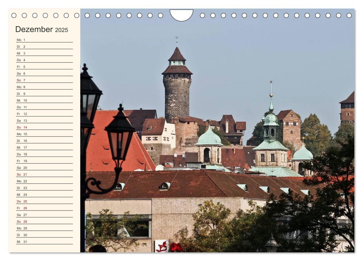 Bild: 9783435612802 | Kaiserstadt Nürnberg (Wandkalender 2025 DIN A4 quer), CALVENDO...