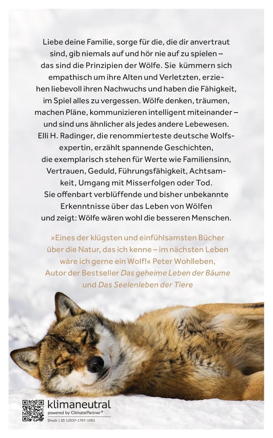 Bild: 9783453280939 | Die Weisheit der Wölfe | Elli H. Radinger | Buch | Deutsch | 2017