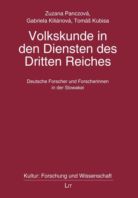 Cover: 9783643250766 | Volkskunde in den Diensten des Dritten Reiches | Panczová (u. a.)