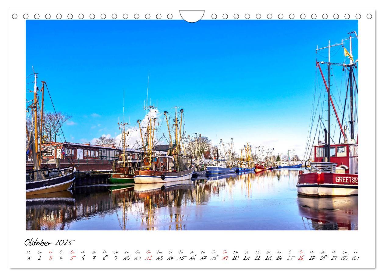 Bild: 9783435490721 | Fischerdorf Greetsiel (Wandkalender 2025 DIN A4 quer), CALVENDO...