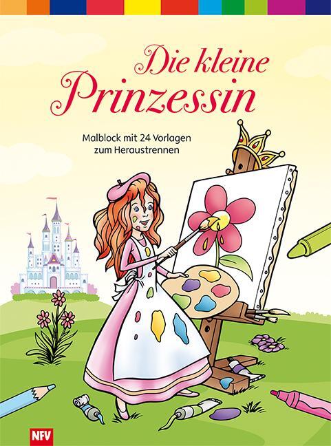 Cover: 9783849410254 | Prinzessinnen - Malblock mit 24 Vorlagen zum Heraustrennen | Buch