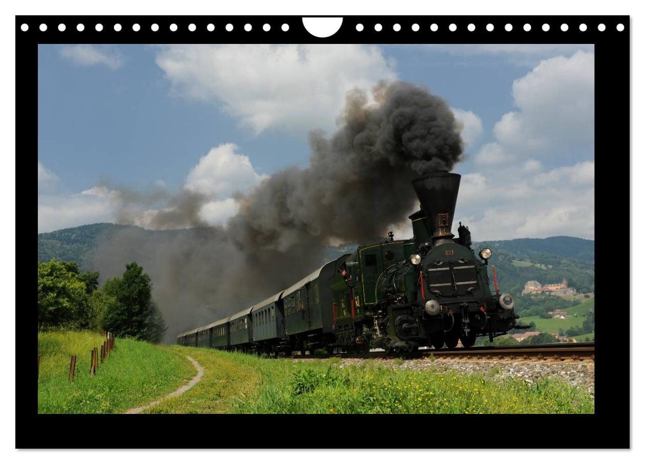 Bild: 9783435778881 | Eisenbahndampfromantik (Wandkalender 2025 DIN A4 quer), CALVENDO...