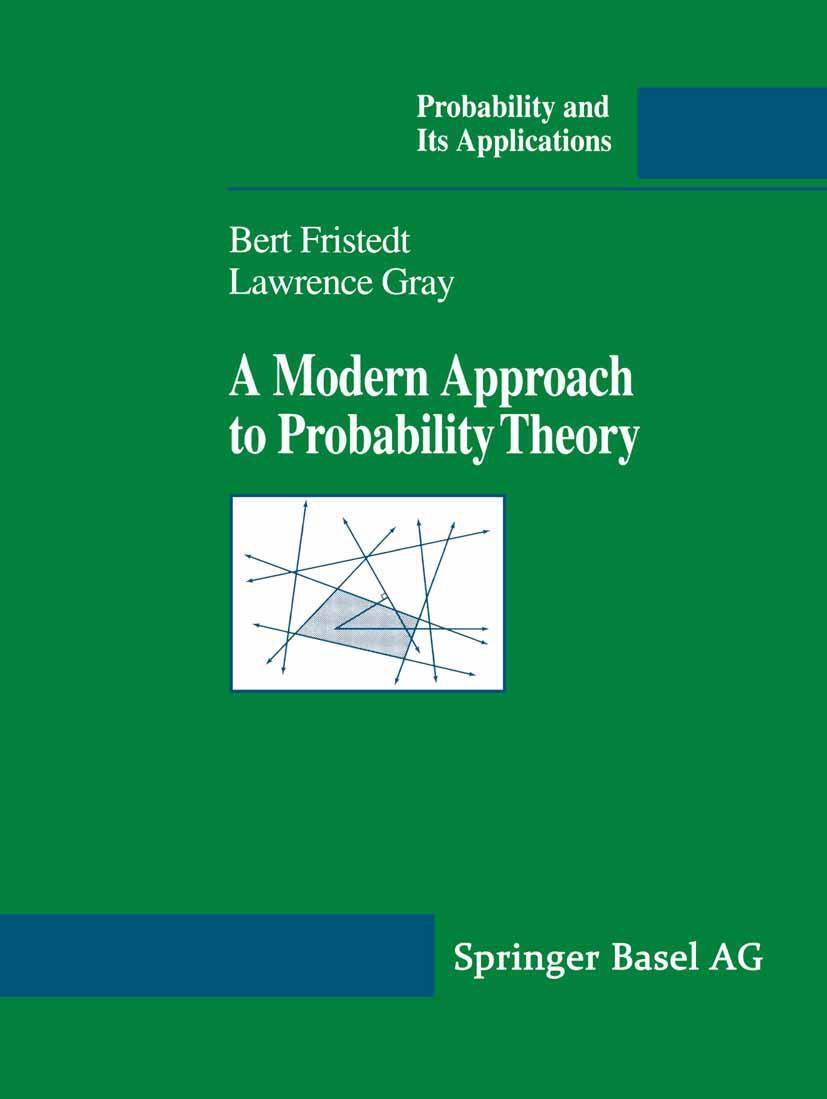 Cover: 9780817638078 | A Modern Approach to Probability Theory | Lawrence F. Gray (u. a.)