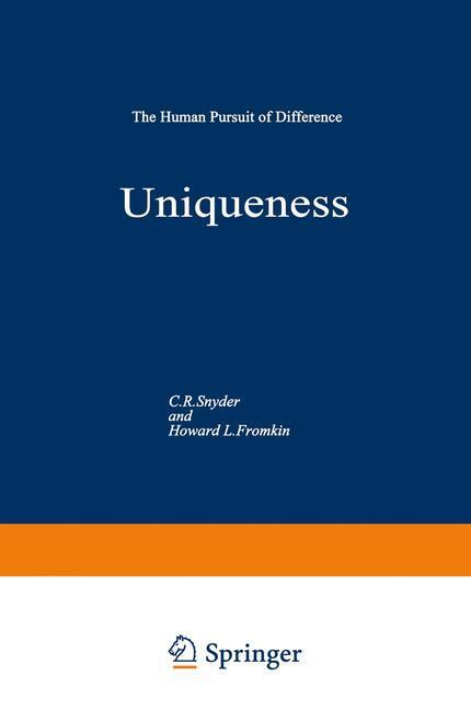 Cover: 9781468436617 | Uniqueness | The Human Pursuit of Difference | Fromkin (u. a.) | Buch