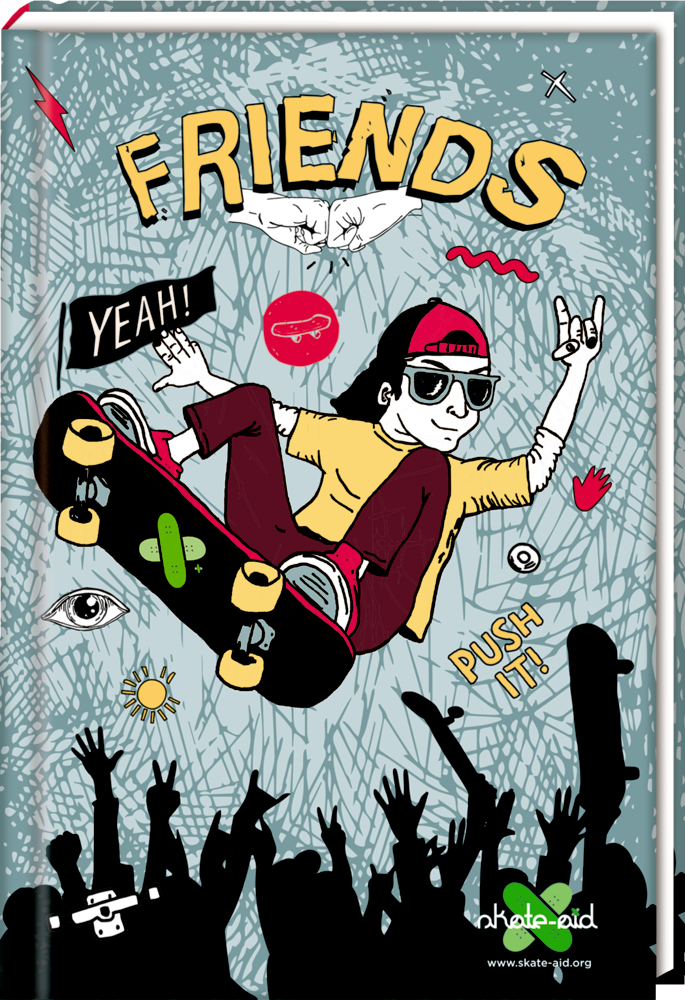 Cover: 4050003724904 | Freundebuch - Friends (skate-aid) | Katrin Reidegeld | 96 S. | Deutsch