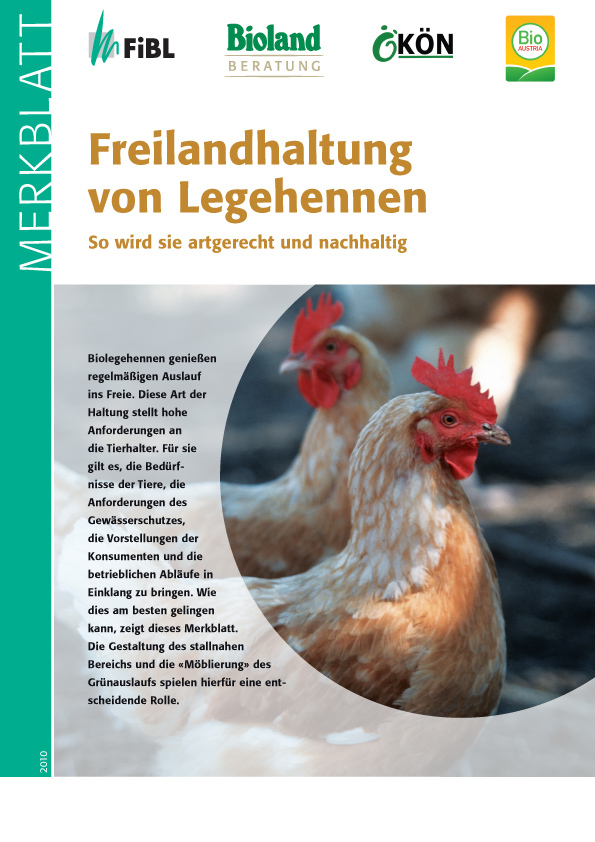 Cover: 9783934239401 | Freilandhaltung von Legehennen | Deerberg | Taschenbuch | 20 S. | 2010