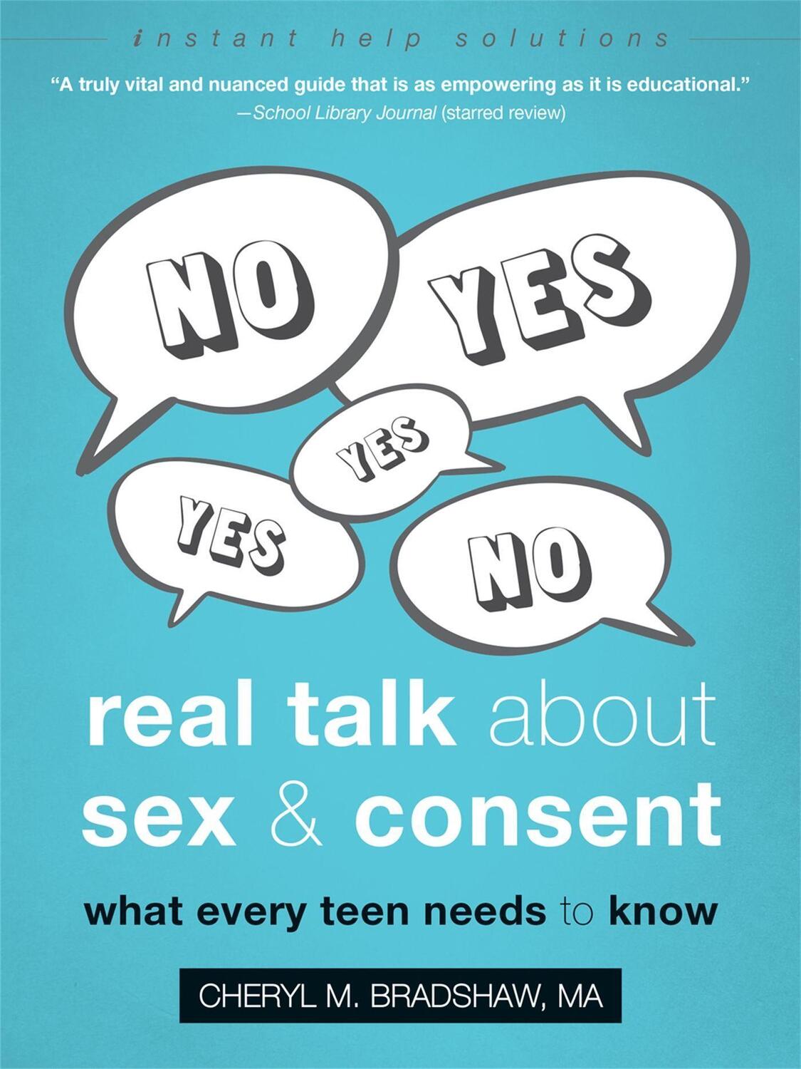 Cover: 9781684034499 | Real Talk about Sex and Consent: What Every Teen Needs to Know | Buch