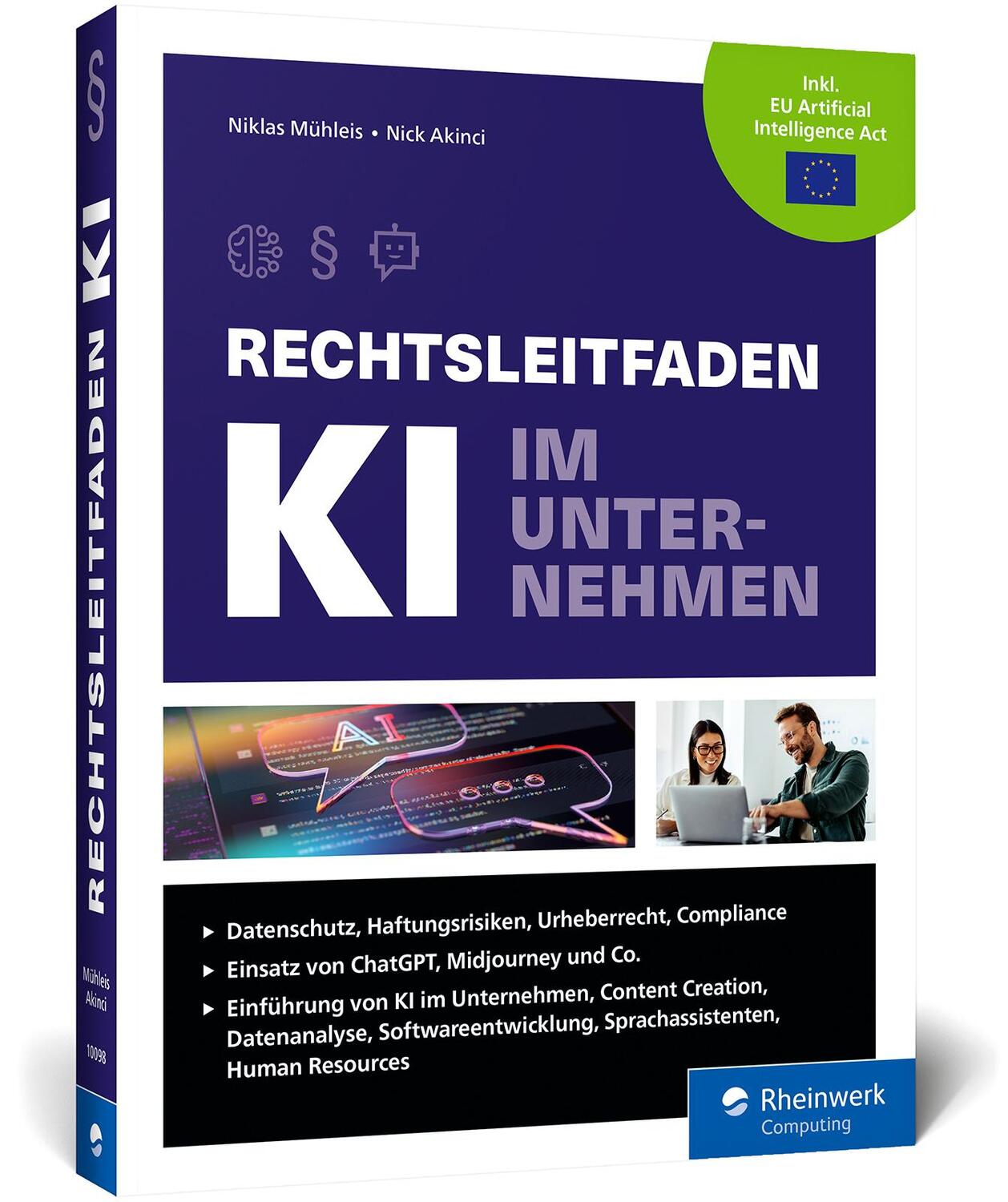 Cover: 9783367100989 | Rechtsleitfaden KI im Unternehmen | Niklas Mühleis (u. a.) | Buch